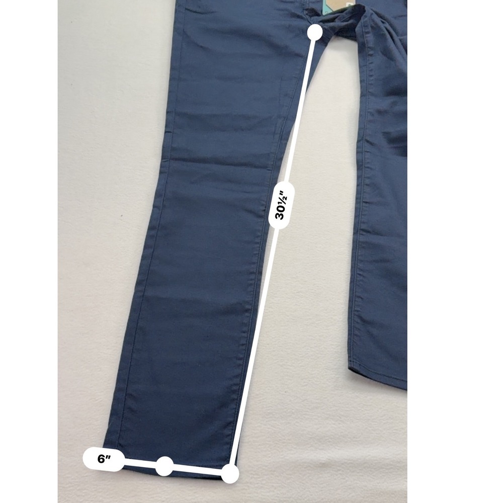 prAna Kayla High Rise Stretch Jeans Women 8/29 Regular Indie Blue NWT - Picture 8 of 14